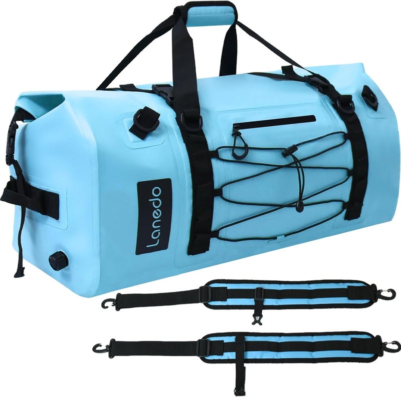 Lanedo 80L Dry Bag Large Waterproof Bag Roll-Top Heavy Duty Fishing Duffel Bag with Durable Straps & Handles for Kayaking Paddle boarding Boating Rafting Fishing - Image 1